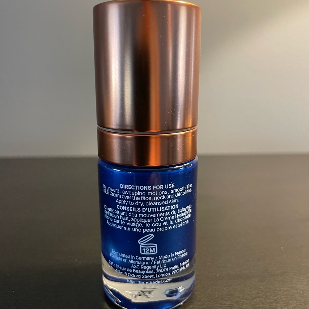 Augustinus Bader The Rich Cream 15 ml .5 fl oz Large Travel Size NEW - Picture 2 of 2
